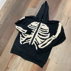 Vile patchwork Skelton hoodie